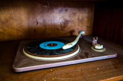 Der Plattenspieler eines Plattenspielers