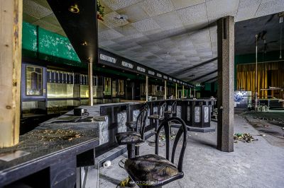 Ein schmutziger Bahnhof