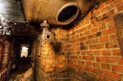 Einer Mauer aus Ziegeln