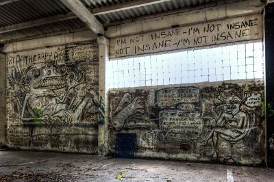 Graffiti an der Wand