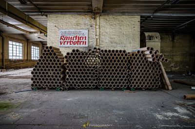 Einem Haufen von Rohren