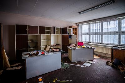 Ein chaotisches Büro