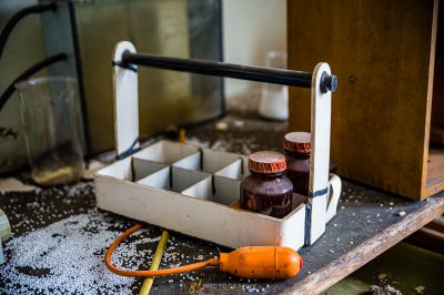 Eine Flasche Flüssigkeit