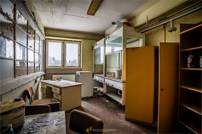 Ein schmutziges Büro