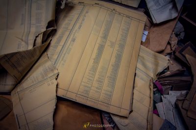 Ein Haufen alter Papiere