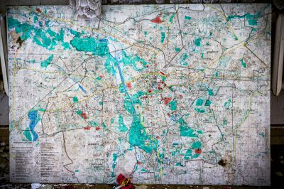 Eine Karte der Stadt London