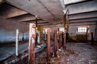 Ein Zimmer mit viel Rost und Rost