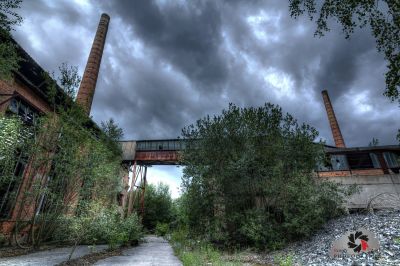 Eine sehr alte Fabrik