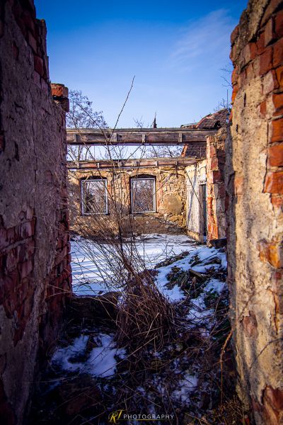 Einer Mauer aus Ziegeln